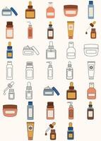 Skincare Element Collection vector