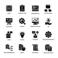 Office Management Vector Icons Pack