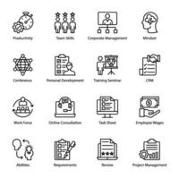 Business and Management Vector Icons Pack