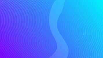 Modern colorful gradient background with wave lines vector