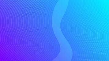 Modern colorful gradient background with wave lines vector