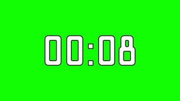 Countdown Numbers 10 Second Motion Graphic video