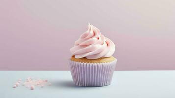 AI generated dessert treat cupcake food photo