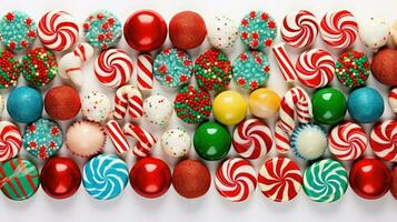 AI generated dessert holiday candy food photo