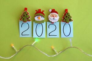 Happy New Year 2020. photo