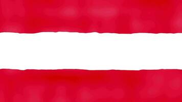 Austria flag waving cloth Perfect Looping, Full screen animation 4K Resolution video