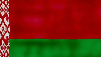 Belarus flag waving cloth Perfect Looping, Full screen animation 4K Resolution video