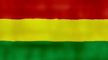 Bolívia bandeira acenando pano perfeito looping, cheio tela animação 4k resolução video