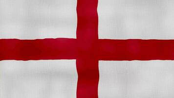 England Flagge winken Stoff perfekt Schleife, voll Bildschirm Animation 4k Auflösung video