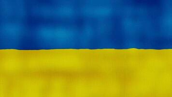 Ukraine drapeau agitant tissu parfait en boucle, plein écran animation 4k résolution. video