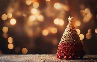 AI generated i have one christmas tree, photo