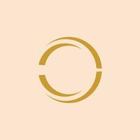 abstract circle logo design template vector