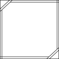 Vector black and white frame that you can use in any design. This is a simple yet attractive frame.