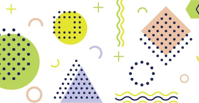 Modern abstract background with geometric elements colorful vector