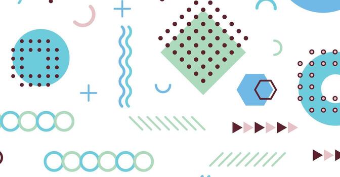 Modern abstract background with geometric elements colorful vector