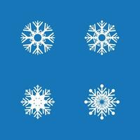 Snow ice logo art vector template illustration