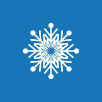 Snow ice logo art vector template illustration