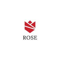 rosado Rosa flor logo icono vector