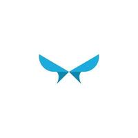 butterfly modern logo simple vector template