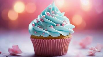 AI generated bakery confectionery cupcake food photo