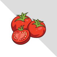 tomate vegetal vector ilustración aislado gráfico