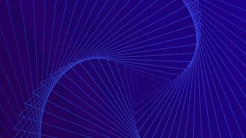 Digital blue color wave flowing particles light abstract background. video