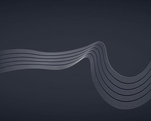 Dynamic wave lines background