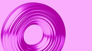 Animation background in the pink gradient cartoon tunnel circle video