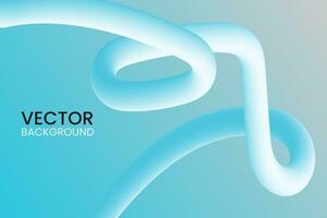 Vector 3d fluid and lequid Abstract Wave shapes theme sale banner Design on gradient landing page background