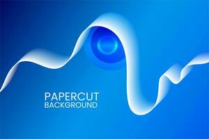 Vector colourful Beautiful 3d papercut wave lequid gradient mash banner background