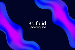 Vector 3d modern futuristic blue tones wavy gradient line motion digital technology presentation