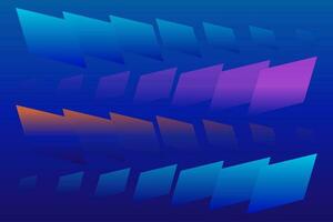 Vector colorful rectangle wave transparent square abstract modern blue background design