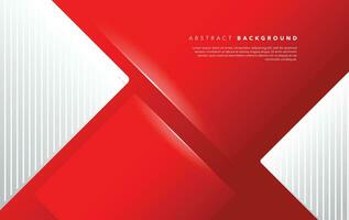 red and white modern abstract background design vector