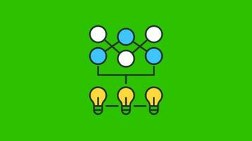 animation green screen video 4K animated Deep Learning. This animated video is perfect for a captivating business presentation