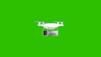 animazione verde schermo video 4k animato drone. Questo animato video è Perfetto per un' travolgente attività commerciale presentazione