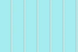 Lovely textile stripe fabric, textured vertical vector background. Many texture lines seamless pattern in cyan and dark gray colors.