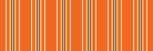 Presentation texture vector lines, pure seamless fabric vertical. Clothes stripe pattern textile background in orange and white colors.