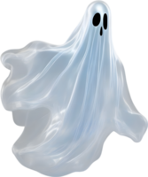 AI generated A close-up of a scary ghost. Ai-Generated png