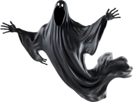 AI generated A close-up of a scary ghost. Ai-Generated png