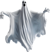 AI generated A close-up of a scary ghost. Ai-Generated png