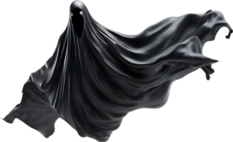 AI generated A close-up of a scary ghost. Ai-Generated png