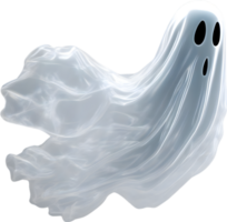 AI generated A close-up of a scary ghost. Ai-Generated png