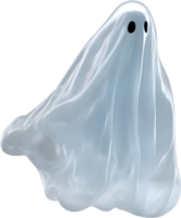 AI generated A close-up of a scary ghost. Ai-Generated png