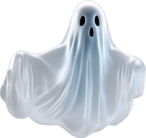 AI generated A close-up of a scary ghost. Ai-Generated png