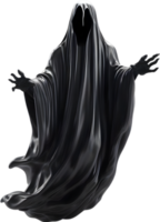 AI generated A close-up of a scary ghost. Ai-Generated png