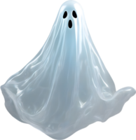 ai generato un' avvicinamento di un' pauroso fantasma. ai-generato png