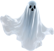 AI generated A close-up of a scary ghost. Ai-Generated png