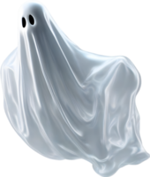 AI generated A close-up of a scary ghost. Ai-Generated png