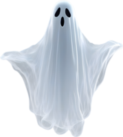 AI generated A close-up of a scary ghost. Ai-Generated png