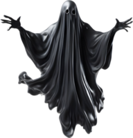 AI generated A close-up of a scary ghost. Ai-Generated png